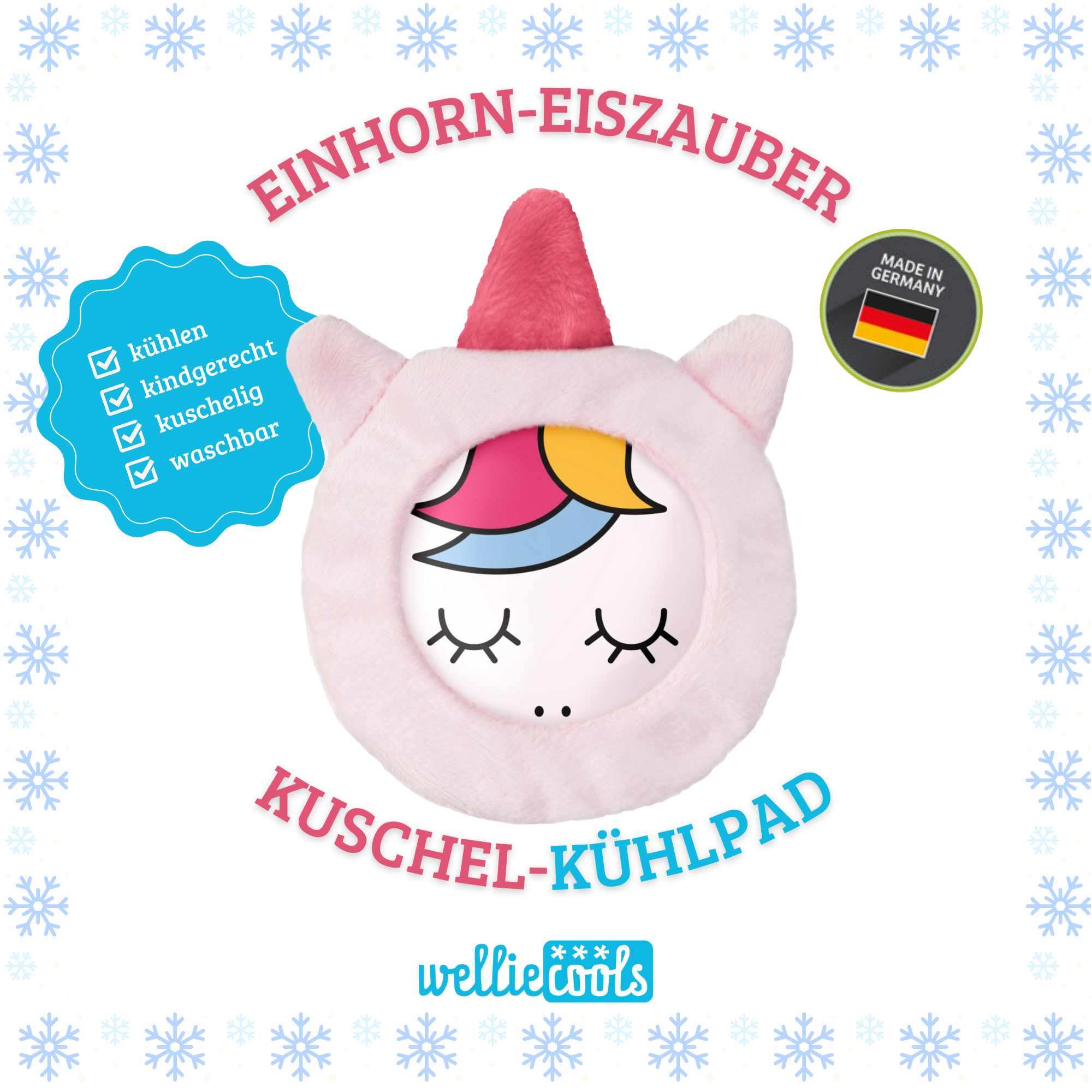Kühlkissen Einhorn.
