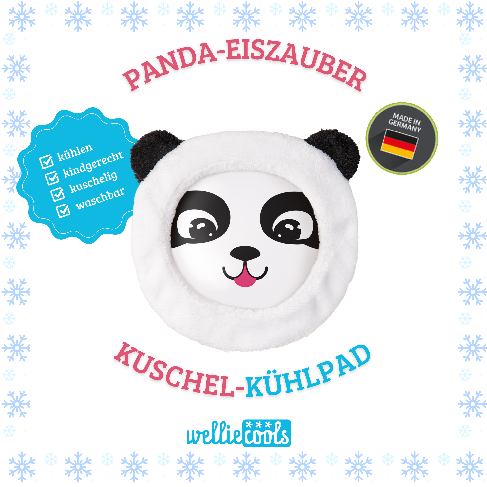 Kühlkissen Panda.