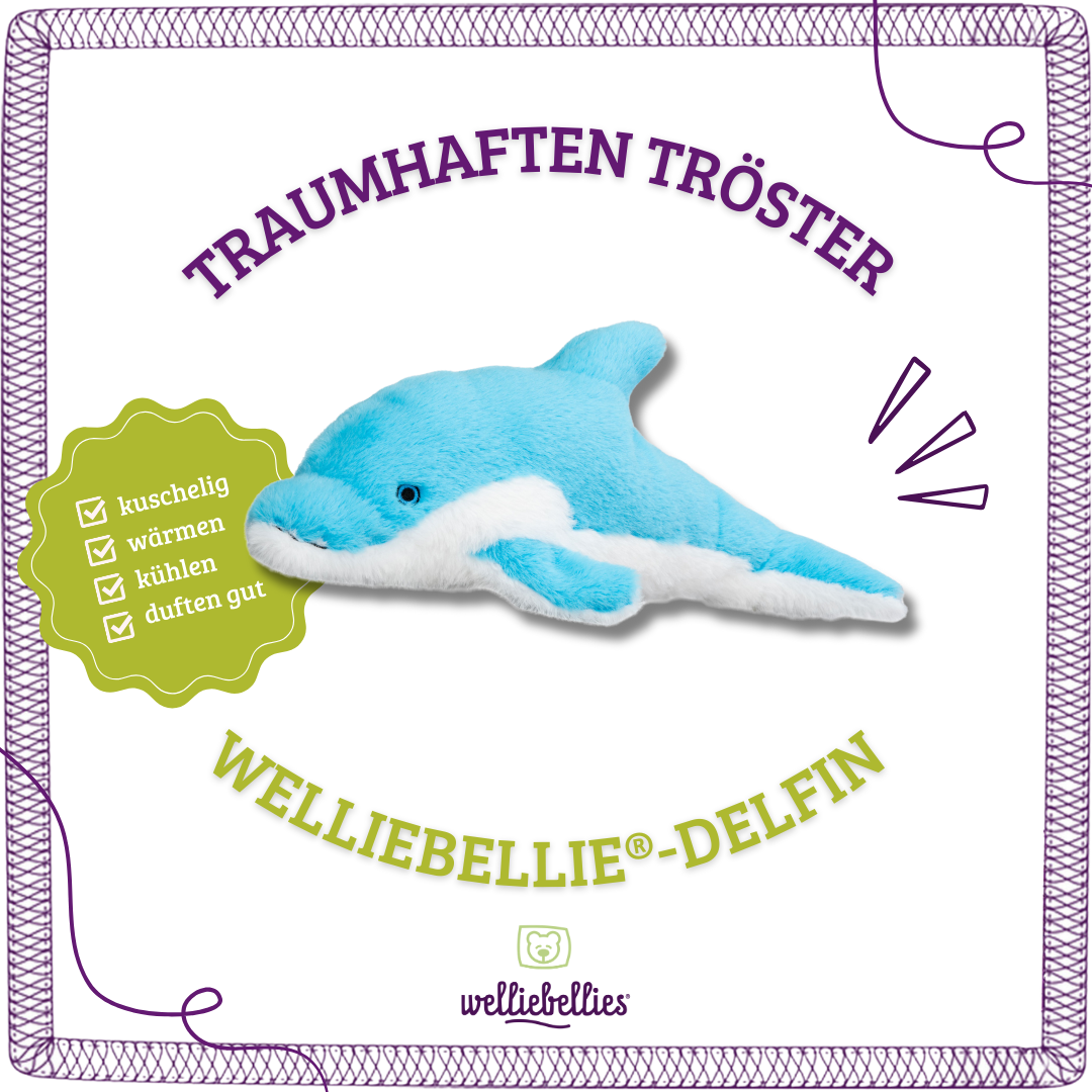 Delfin Wärmekuscheltier