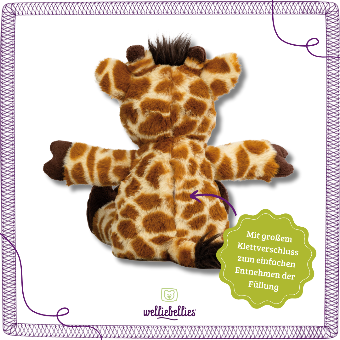 Giraffe "Gudrun" Wärmekuscheltier