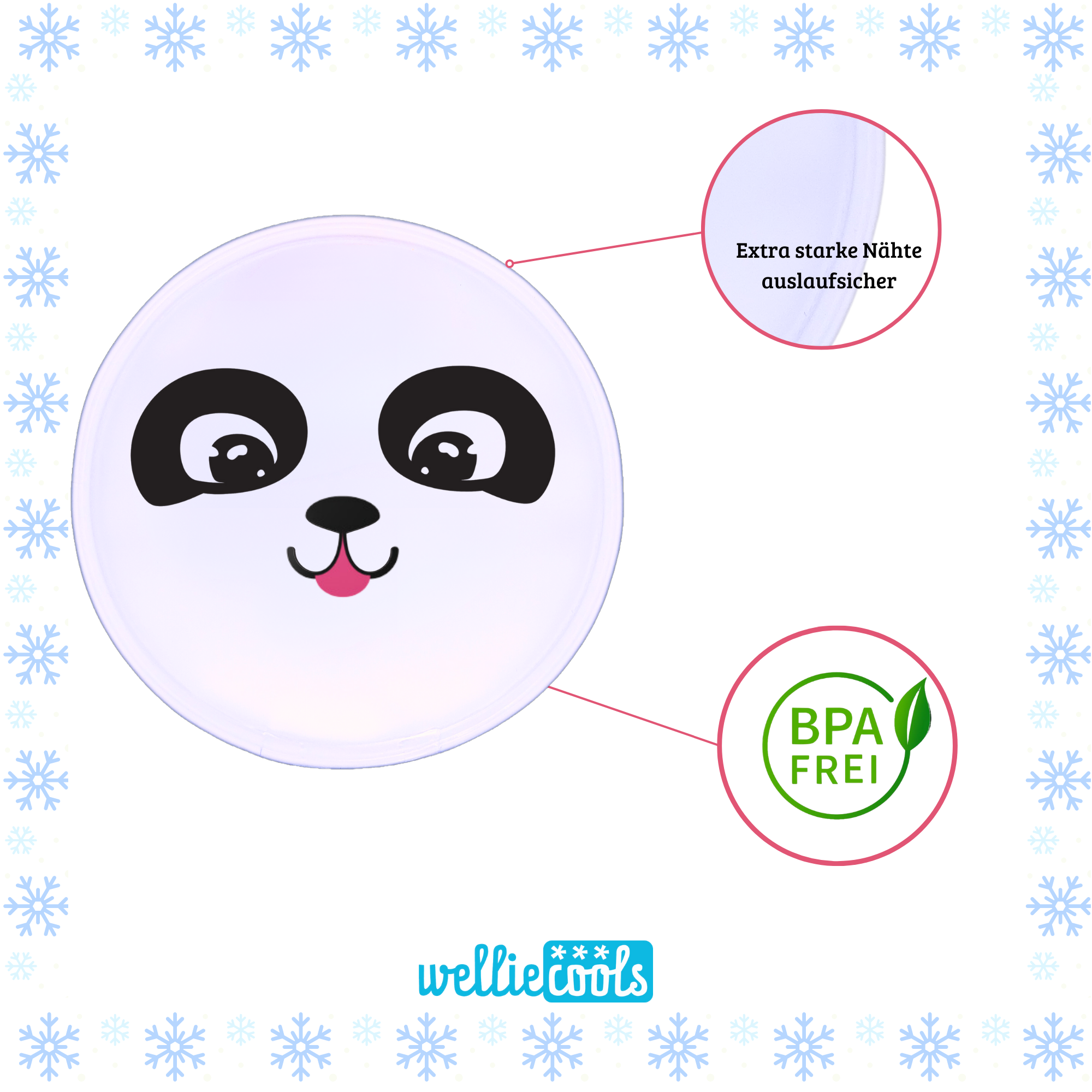 Kühlkissen Panda.