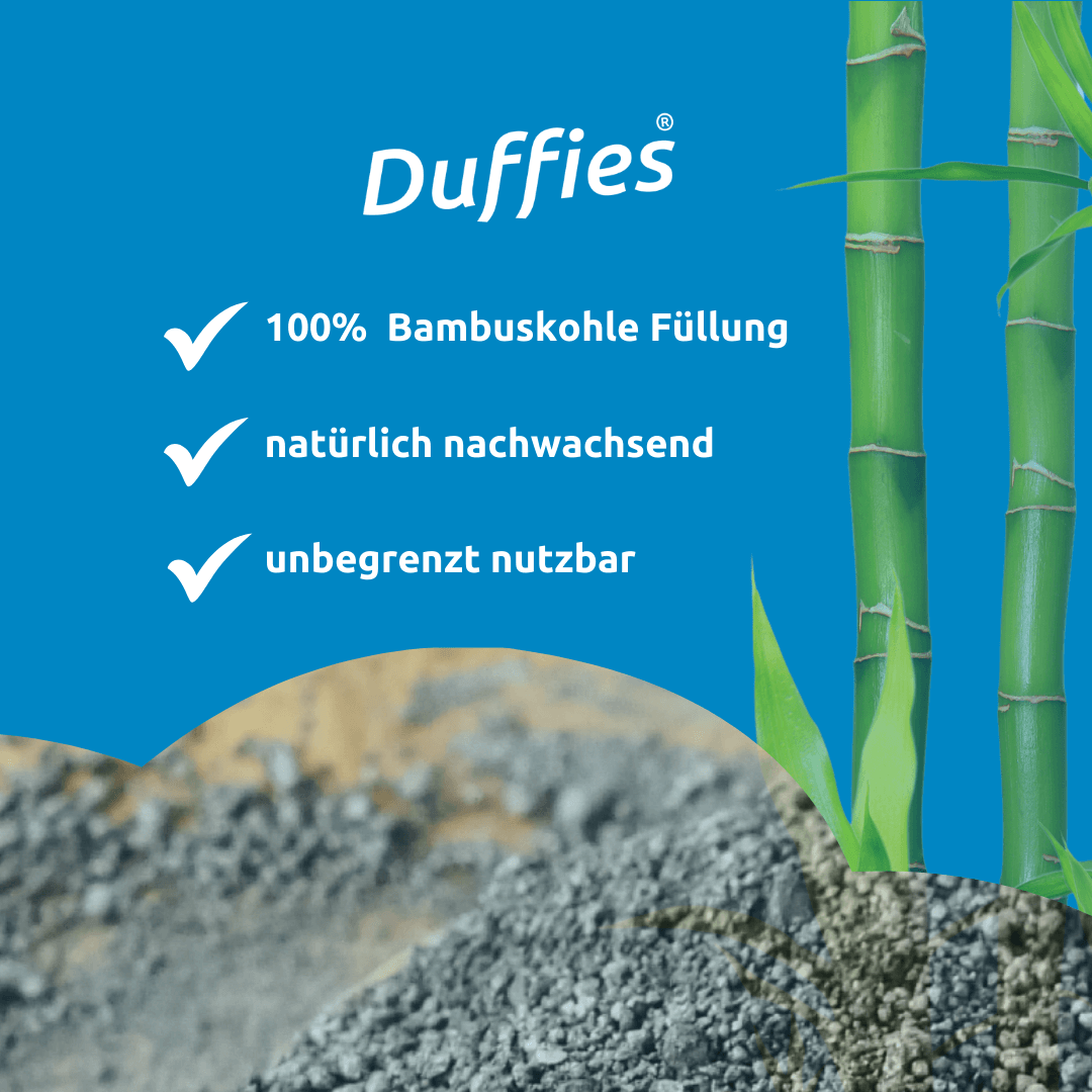 DUFFIES® Anti-Geruchs-Kissen für Schuhe und mehr... Motiv Wandern.