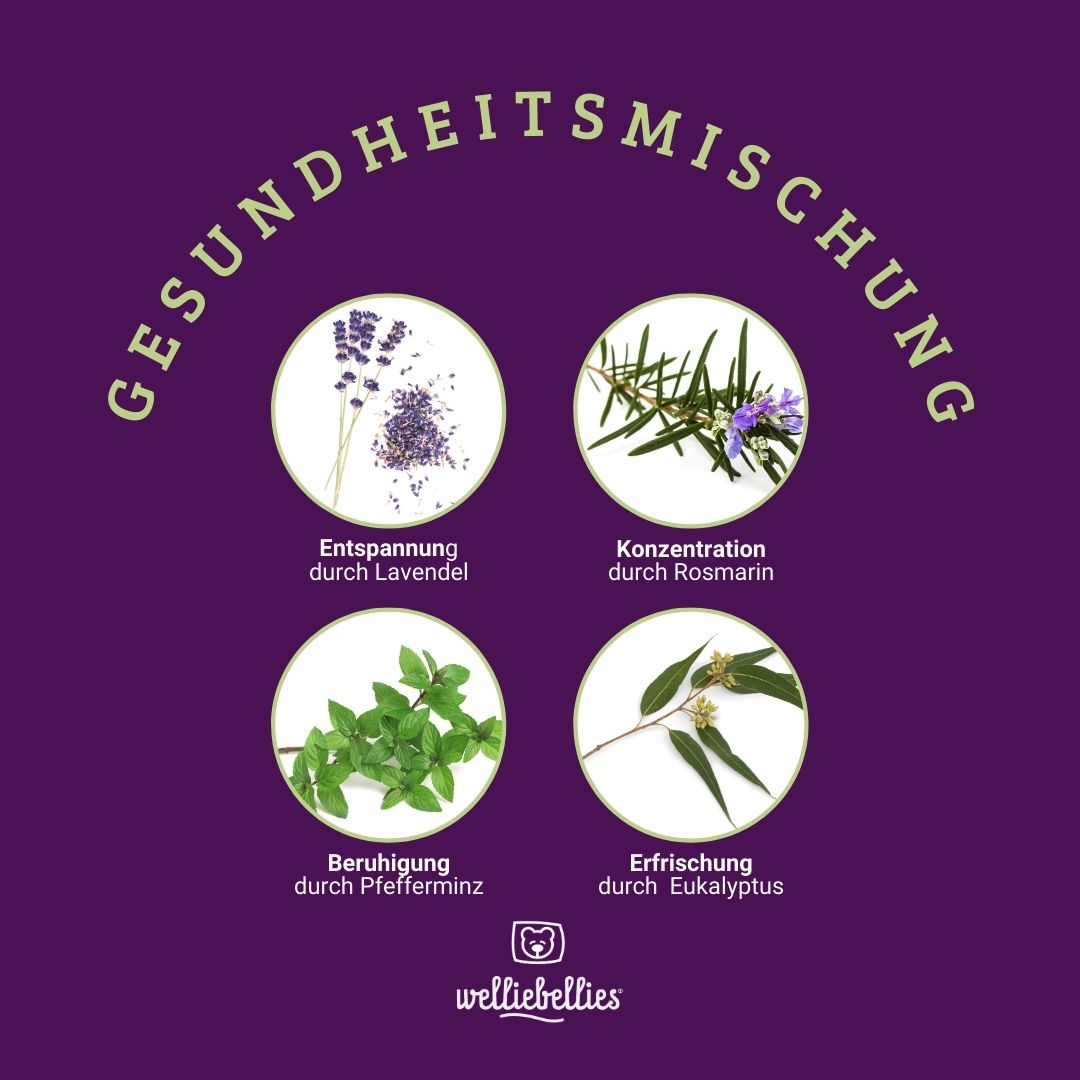 Plüsch Wärmeschal mit Bio-Hirse und Kräutern – Nackenwärmer.