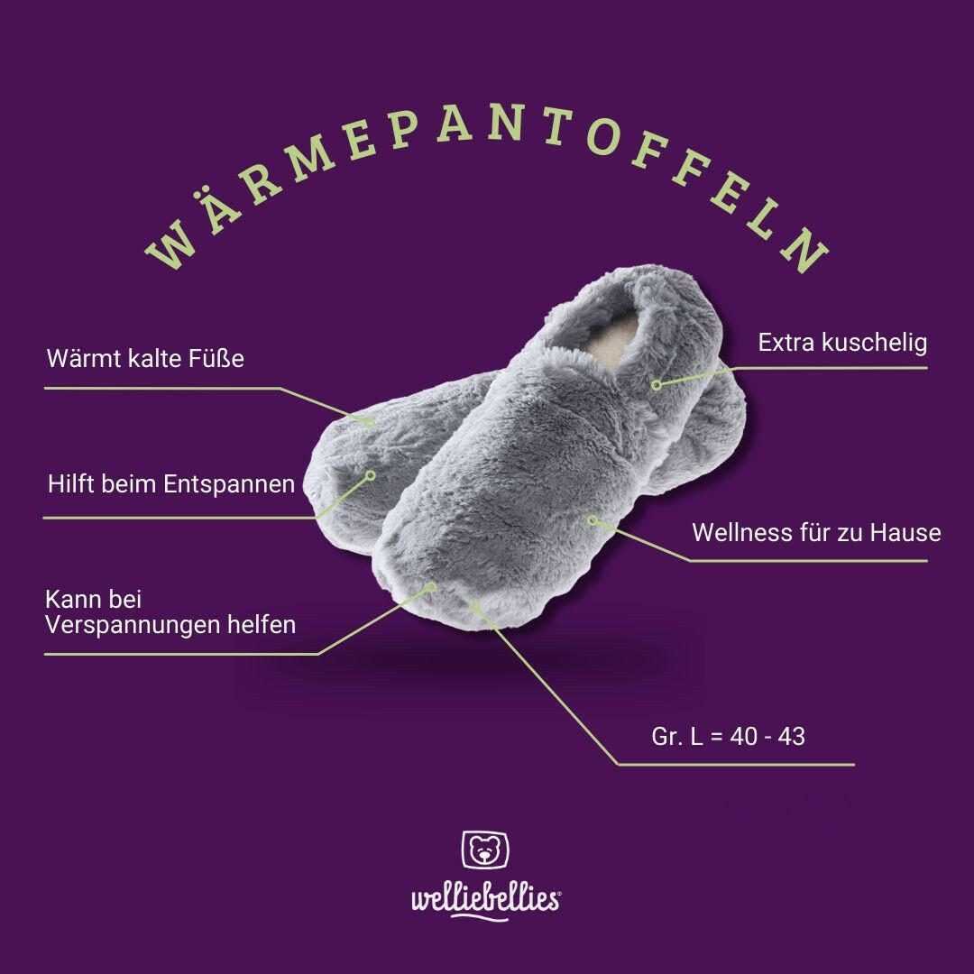 Coselle Wärmepantoffel Grau – Moderne Wärme für größere Füße.