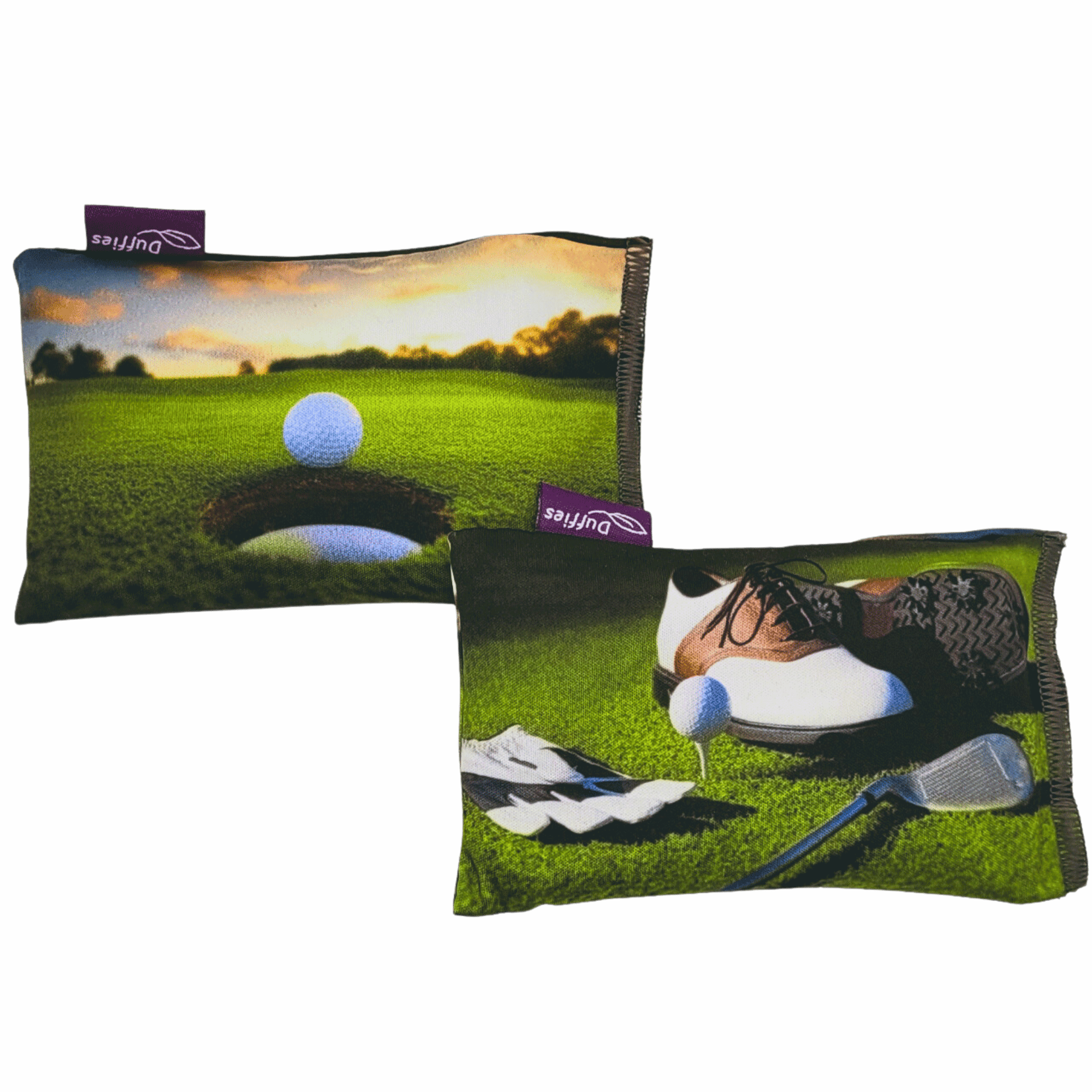 DUFFIES® Anti-Geruchs-Kissen für Schuhe und mehr... Motiv Golfschläger.