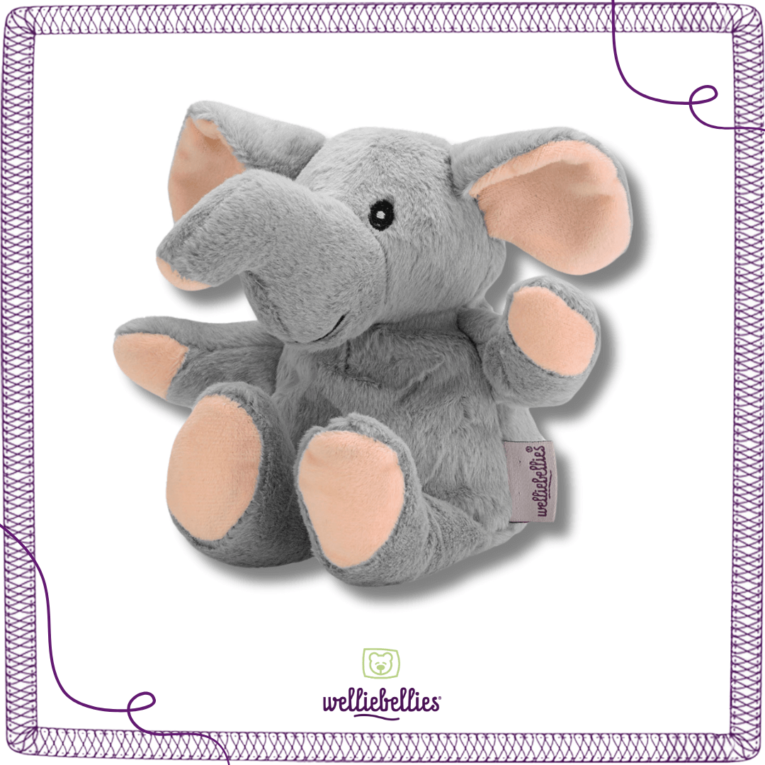 Seitenansicht der Midi Elefant in liebevollem Design.