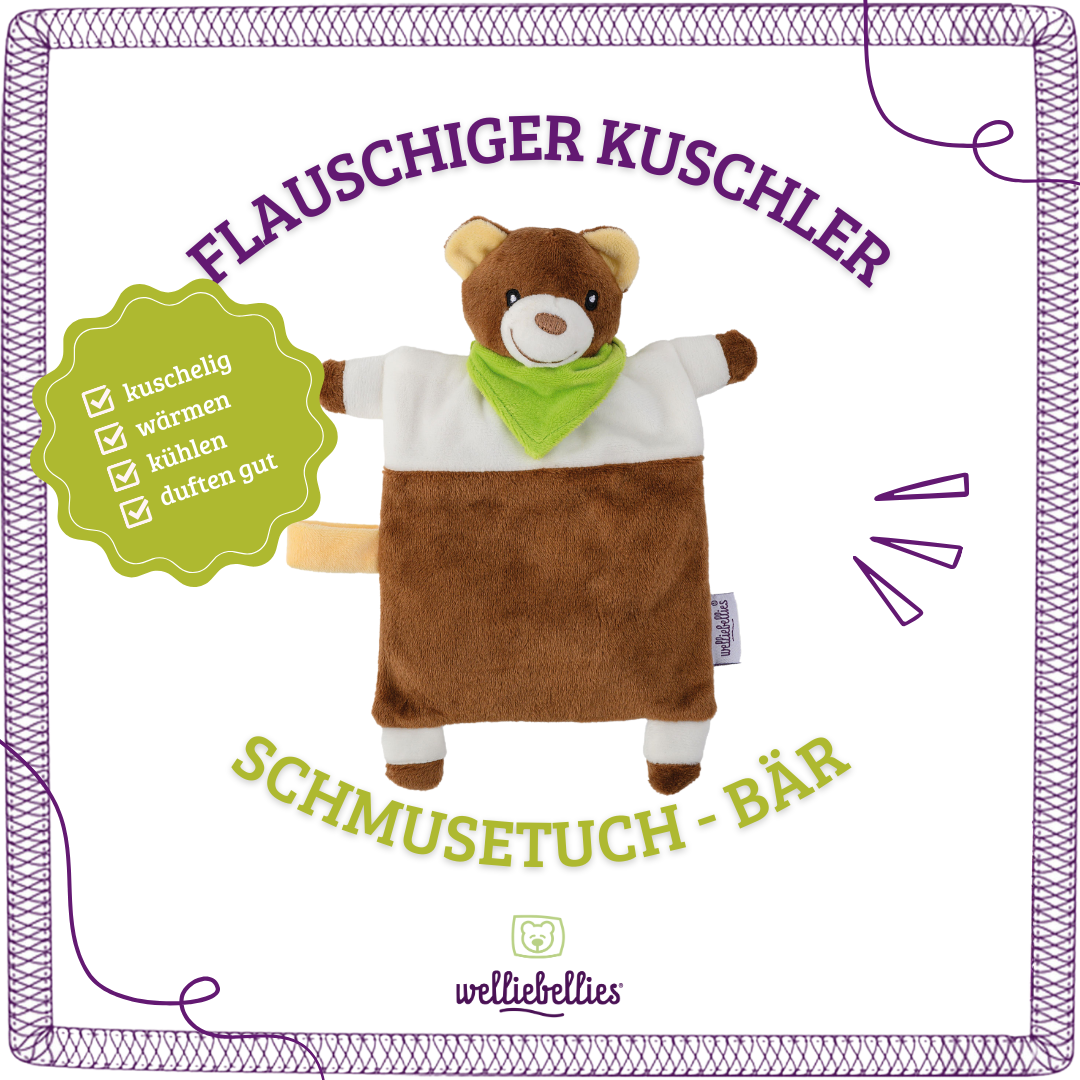 Wärmekuscheltier Schmusetuch-Bär