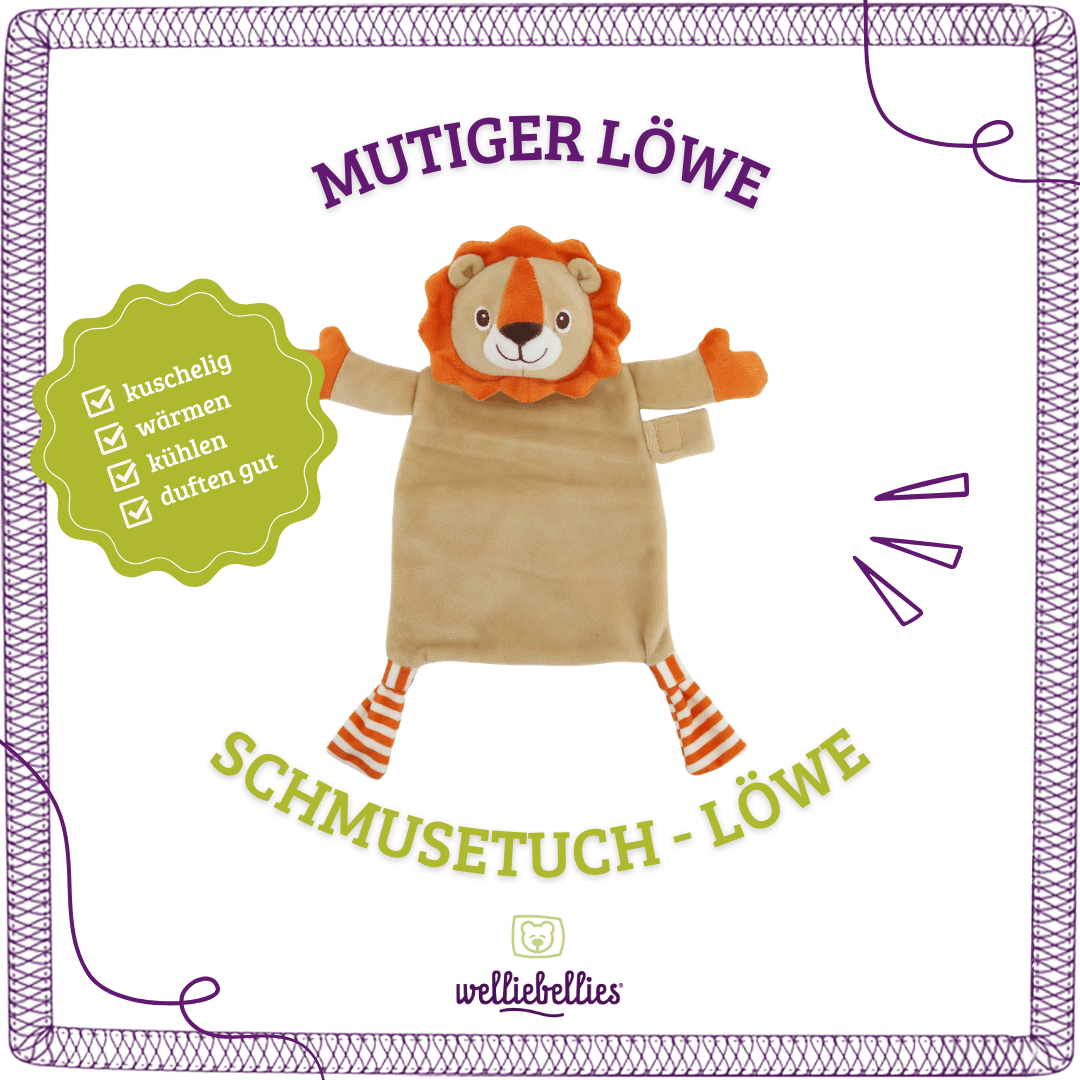 Löwe Wärmekuscheltier Schmusetuch