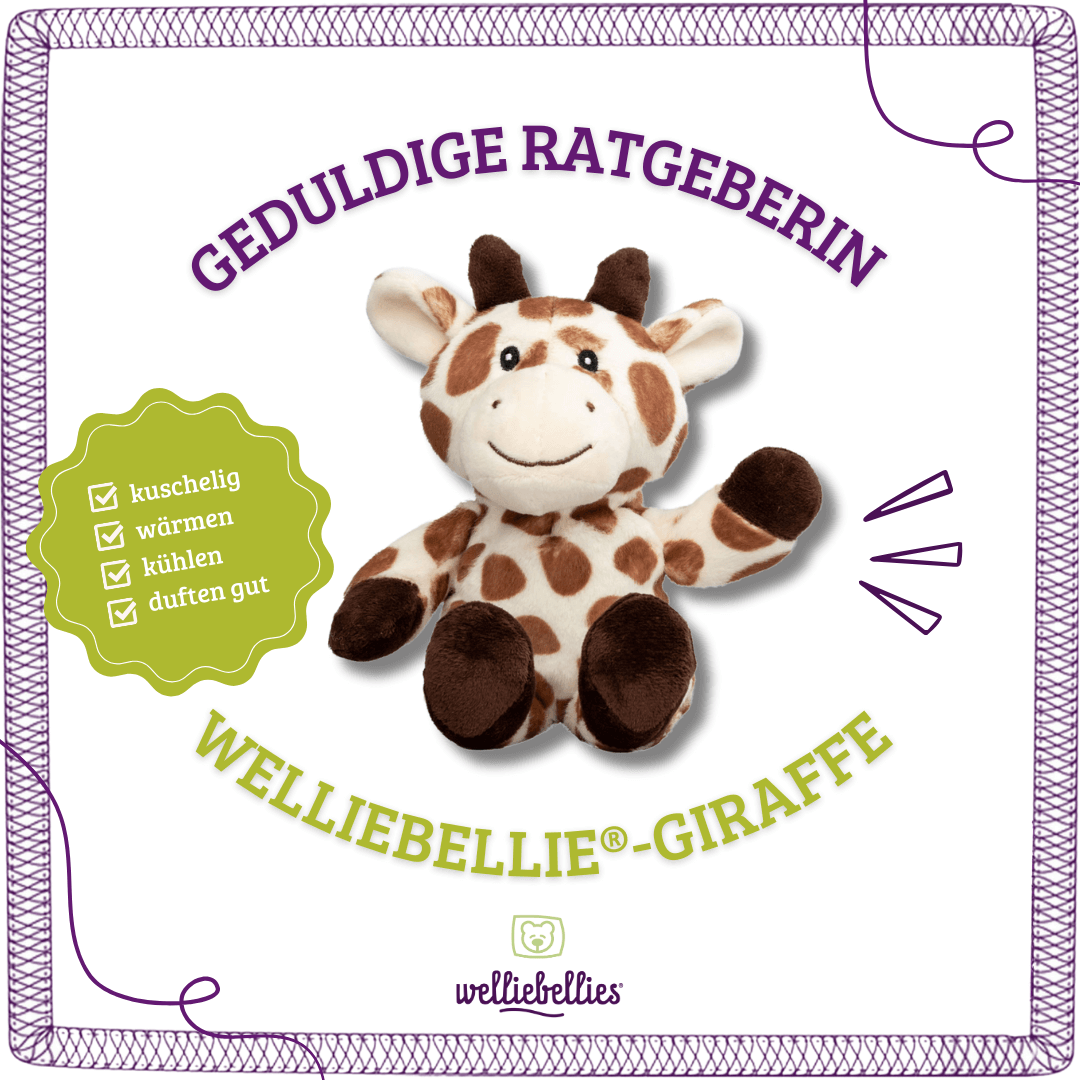 Midi Wärmekuschel-Giraffe: kuschelig, wärmend, kühlend, duftend.