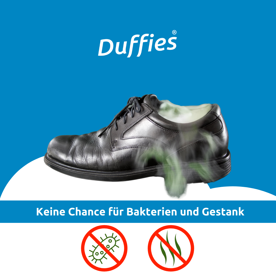 DUFFIES® Anti-Geruchs-Kissen für Schuhe und mehr... Motiv Wandern.