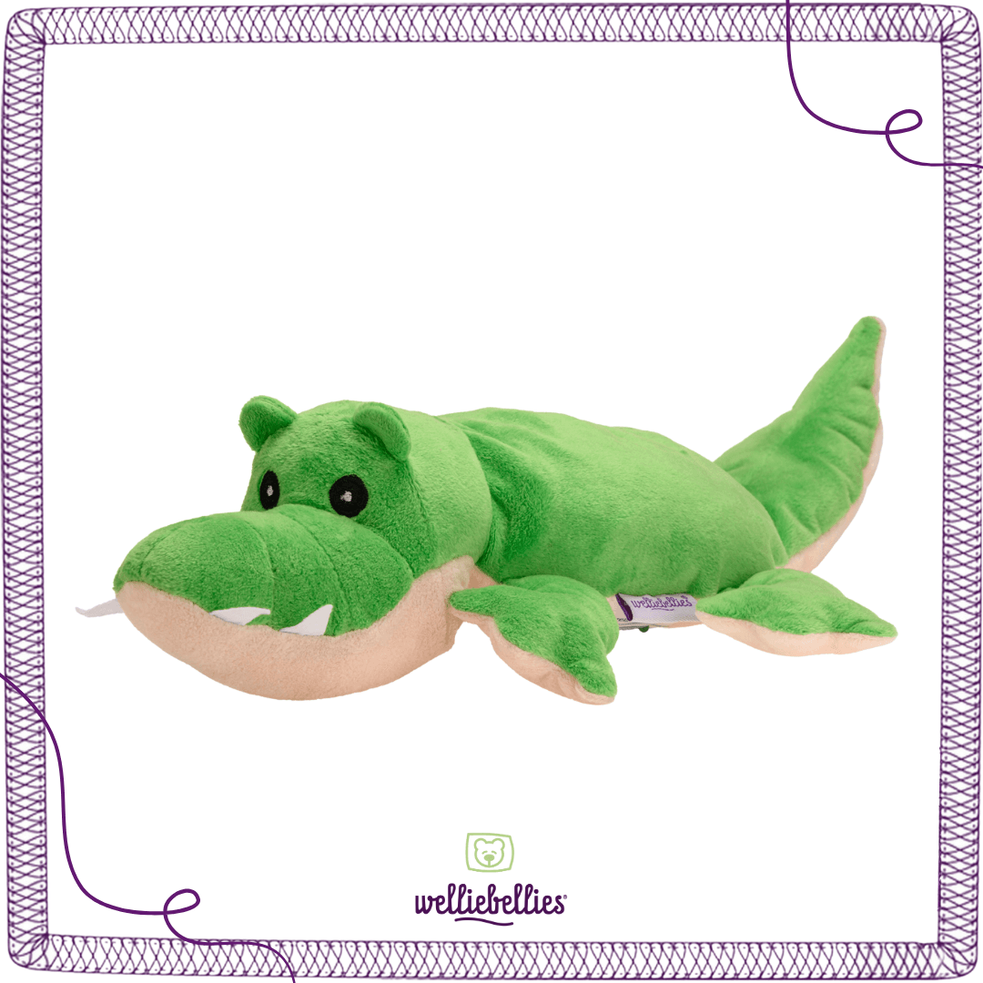 Weiches Seitenprofil des Krokodils.