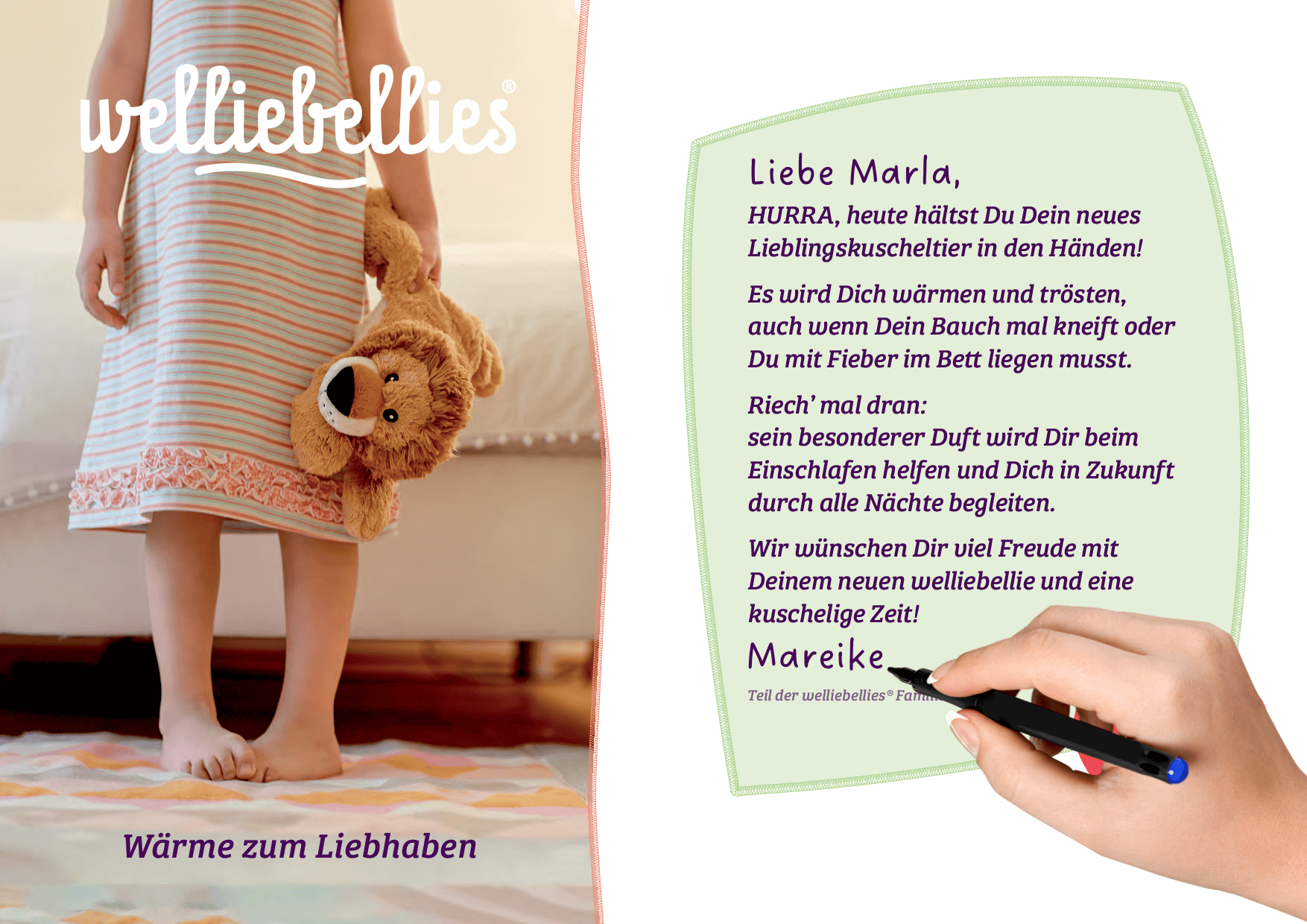 Möglichkeit persönliches Anschreiben