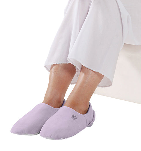 Fußwärmer »SILKIE« violett.