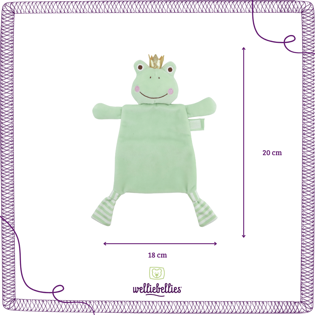 Frosch Wärmekuscheltier Schmusetuch