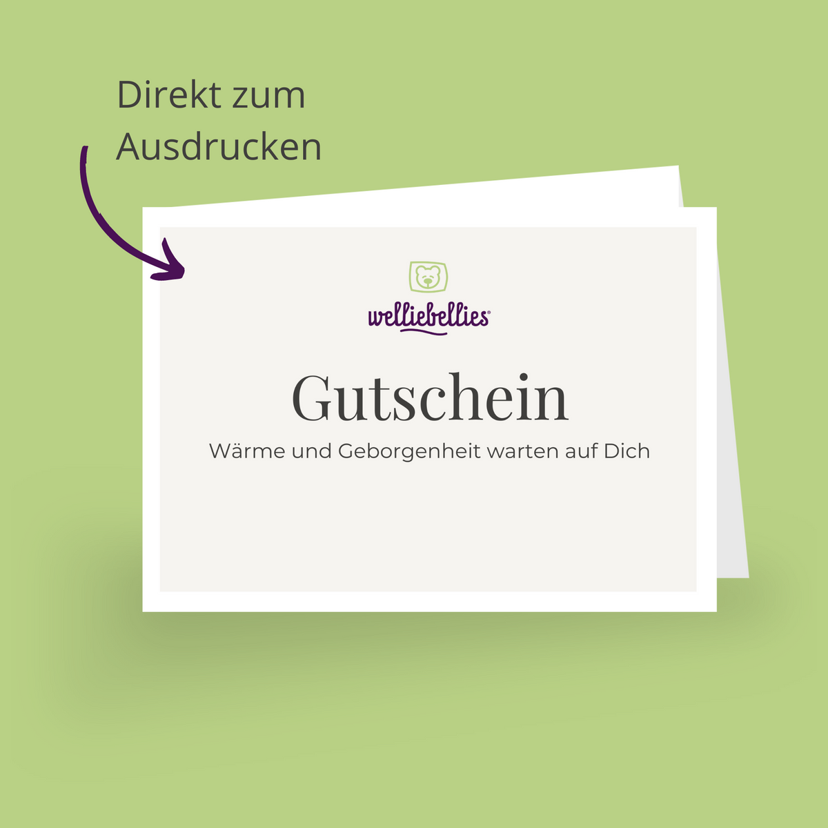 welliebellies® Geschenkgutschein 50€.