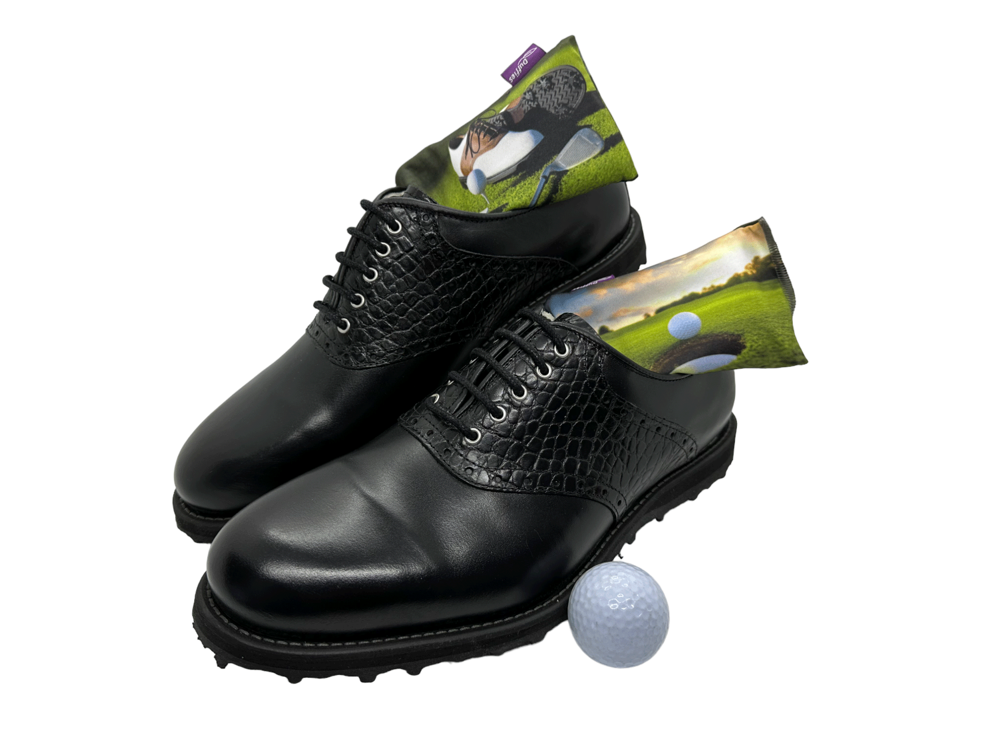 DUFFIES® Anti-Geruchs-Kissen für Schuhe und mehr... Motiv Golfschläger