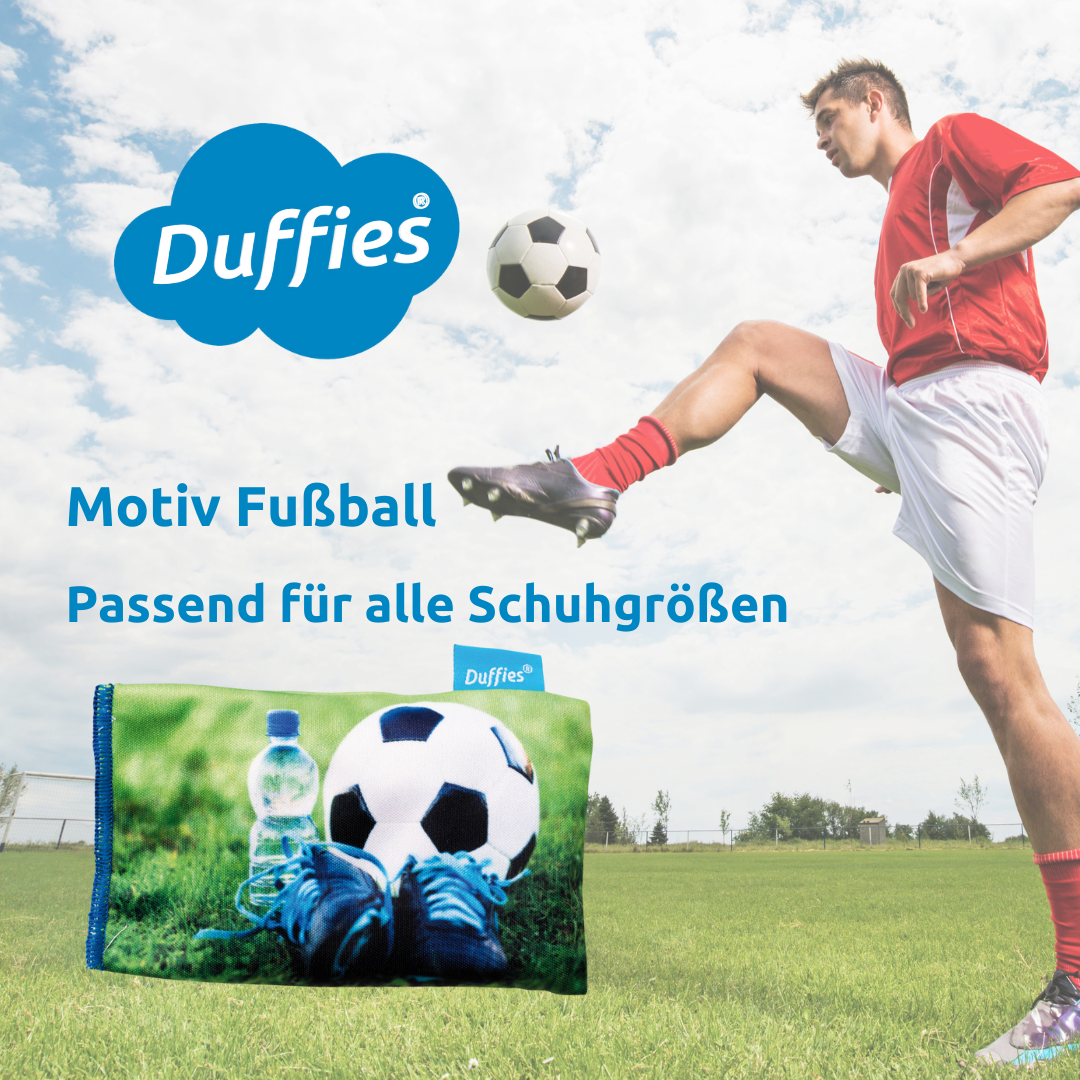 Antigeruchskissen Fußballschuh und Sporttasche Handschuh Motiv Fußball großes Motiv