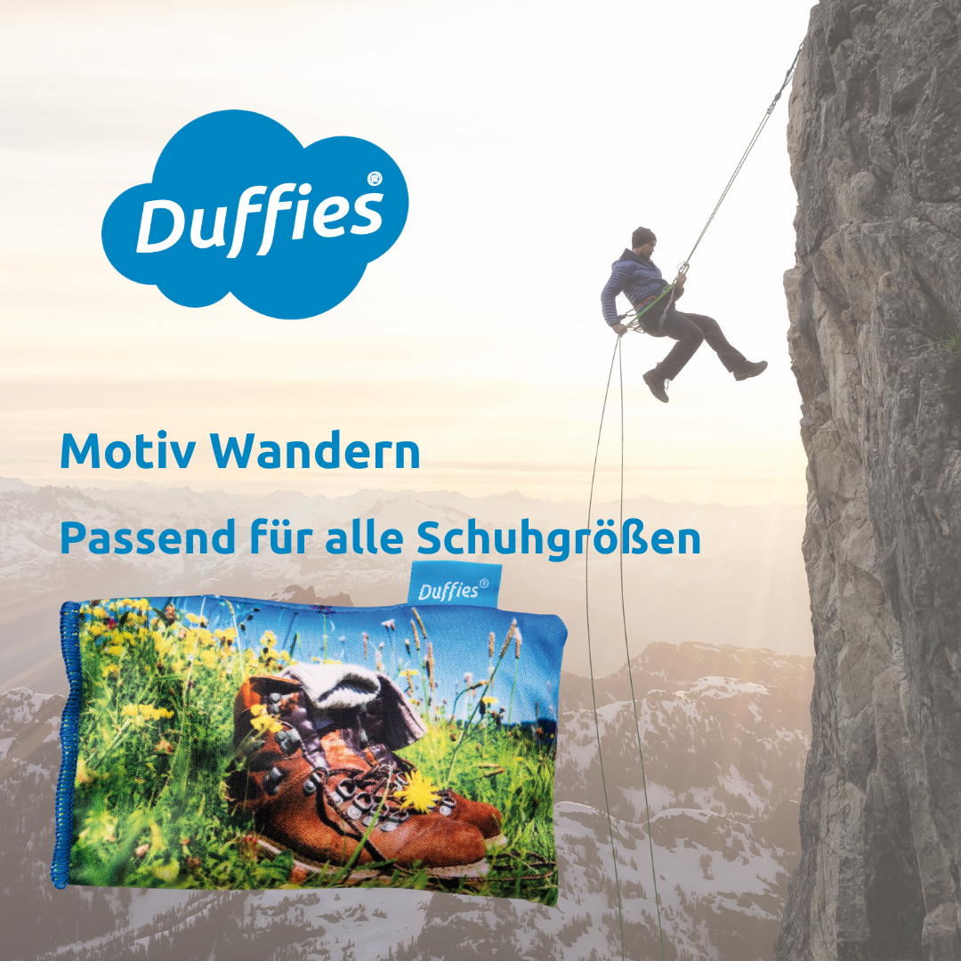 Duffie Motiv Wandern  Antigeruchskissen Schuhe