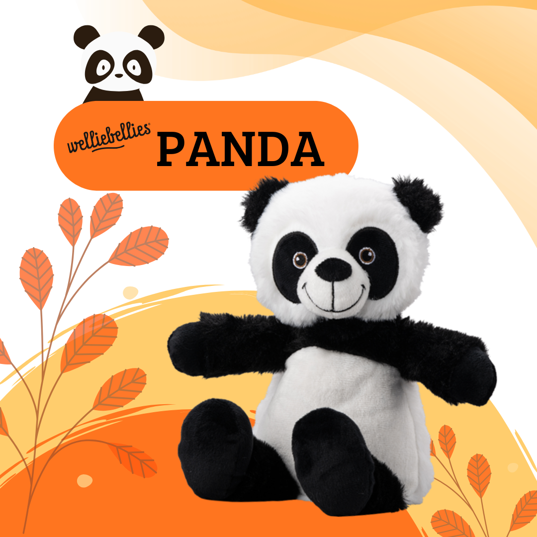 Panda Power Set - 1 Wärmekuscheltier und Kühlpads im Doppelpack