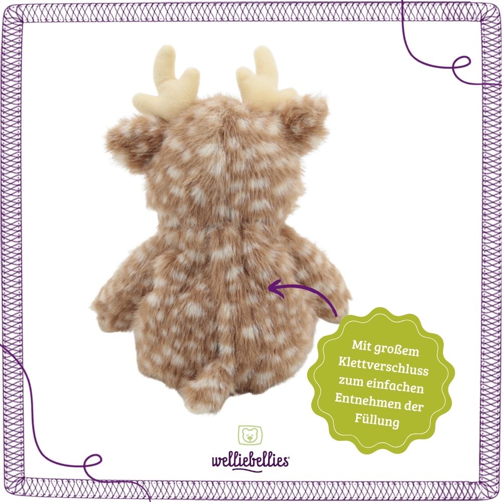 Dinosaur warming cuddly toy