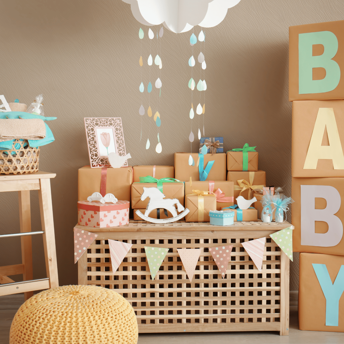 Geschenk Ideen zur Taufe, Baby Shower oder zur Geburt von Marvida für Mama und Kind
